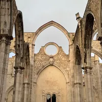Photo of the remainings of Carmo church in Lisbon