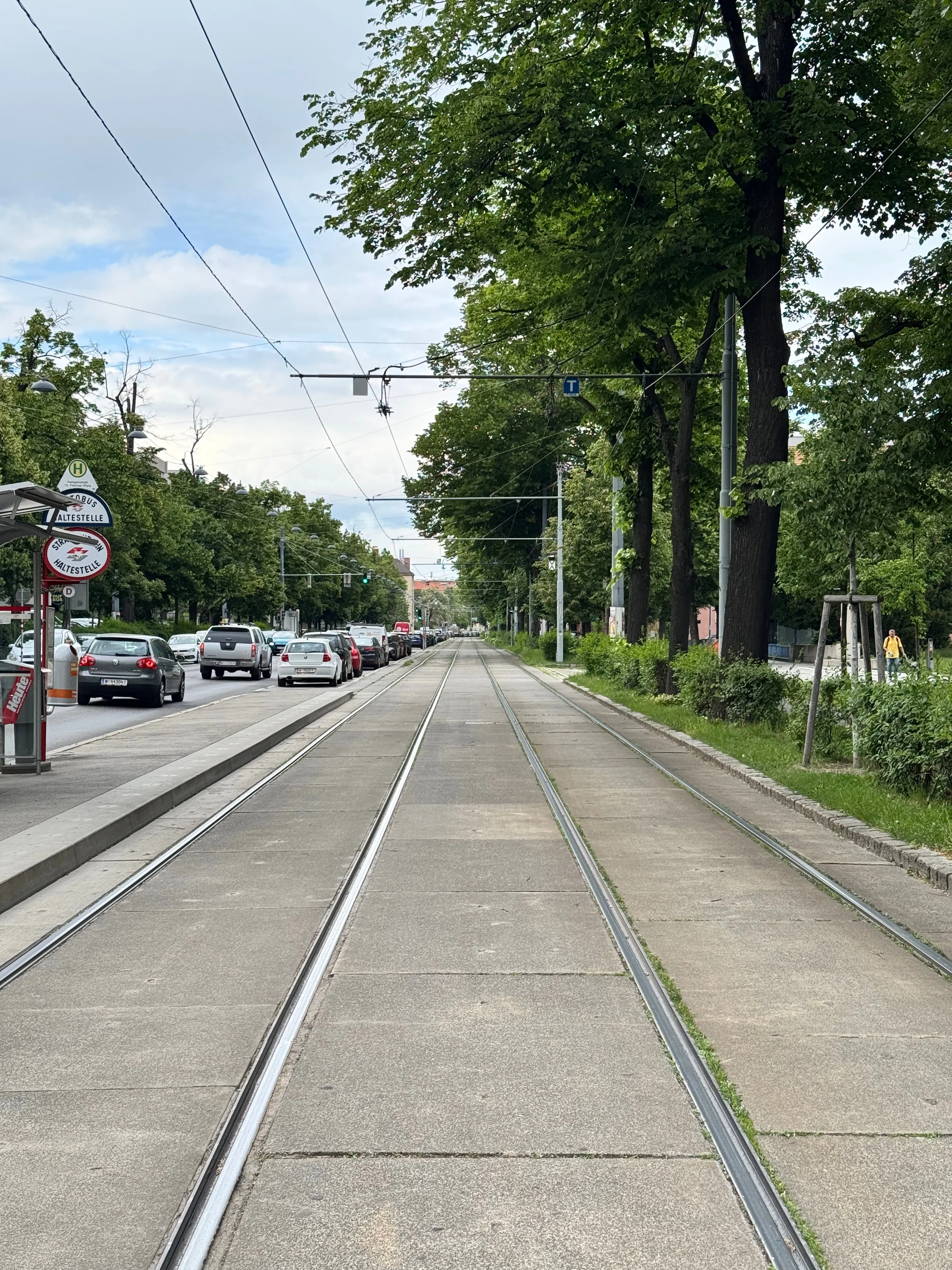 Photo of tram tracks
