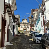 Photo of a steep street