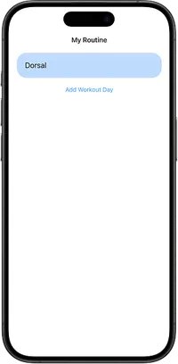 Gym Buddy app screenshot