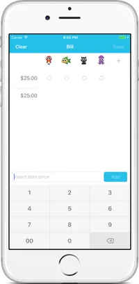 Split app screenshot
