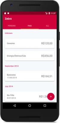 Zebra 2 app screenshot